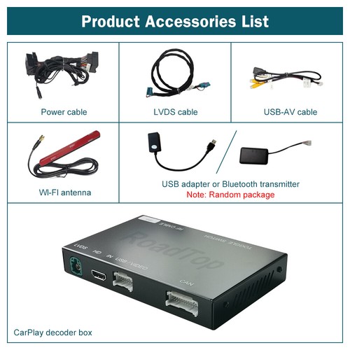 NEW Wireless Carplay Android Auto Retrofit Kit For Mercedes Benz GLE GLS NTG5.0 - Foto 8 di 9