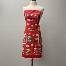 Cooking Apron Kitchen  American Snacks Print ...