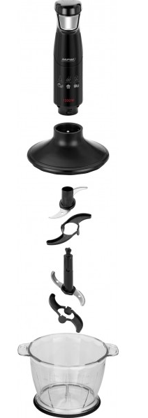 Set Mixeur Plongeant MPM 1200W Avec Hachoir Et Fouet - Neuf