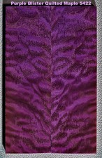 Striking Stabilized Purple Blister Maple scales 5422, 6 7/16 x 2 x 3/8" each