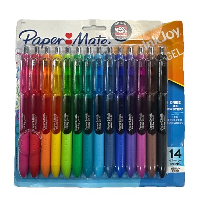 Paper Mate Ink Joy Gel 14 Assorted Colors 0.7mm Medium Point Pens 1951636