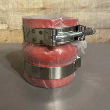 TenkeAuto 4-Ply Reinforced 3" ID Hump Straight Coupler Silicone Hose RED- New