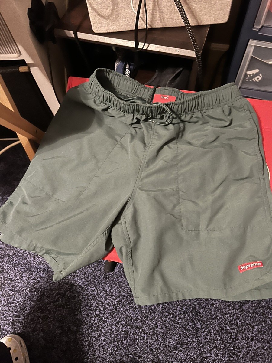 パンツ Supreme Nylon Water Short Dark Green M Supreme Tag Nylon Water Shorts - Teal - XXLarge - SS24 New