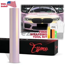 ESSMO PET Space Candy Gloss Glaze Pink Gold Car Vehicle Vinyl Wrap Decal Sticker