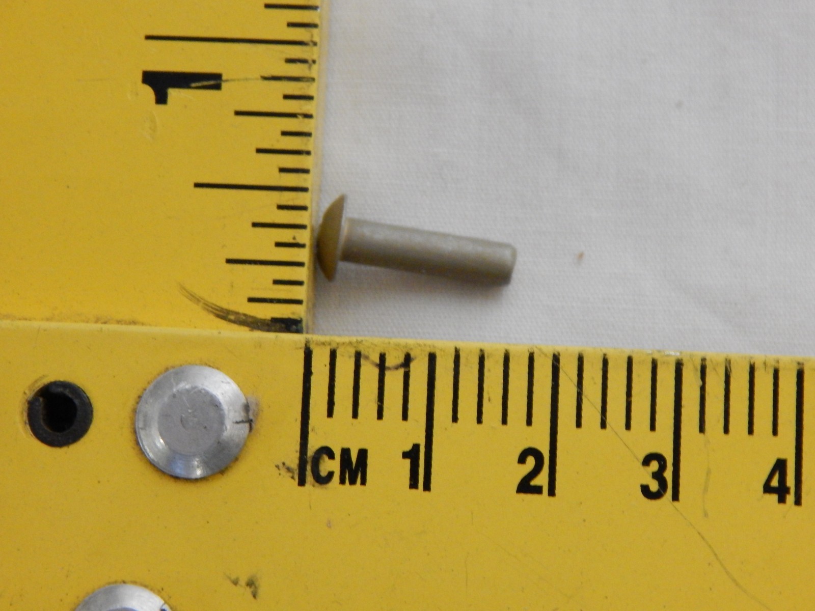 50 x Solid Aircraft Rivets, 4mm Diameter, 15mm Length, DIN6526040150K