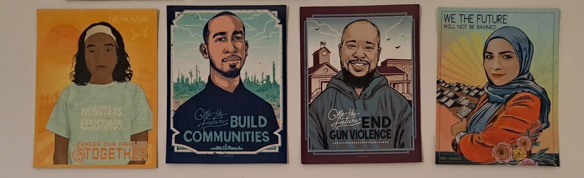 Autocollants Originaux Shepard Fairey "We The Future" - Lot Neuf, Rare, Art Street Art