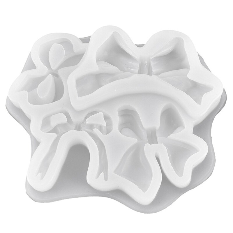 Bowtie Ribbon Silicone Mold for Crystal Epoxy Resin Pendant Casting