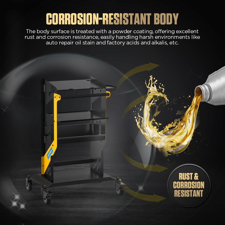 Rolling Tool Cart Workshop Mechanics Automotive Repair Diagnostic Tool ...