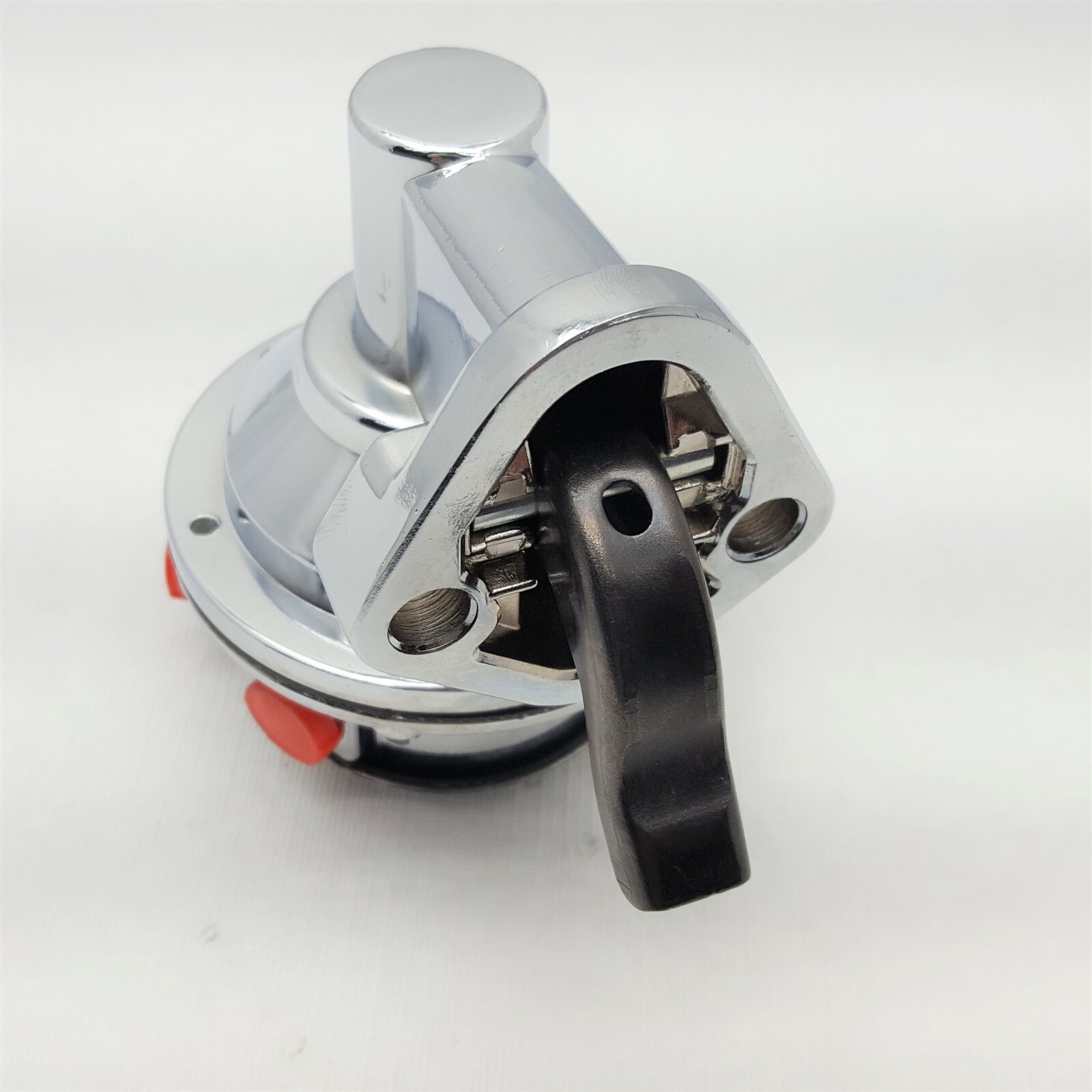 Chrome Mechanical Fuel Pump - BB Big Block Chevy 396-454 - John Chrome Mechanical Fuel Pump - BB Big Block Chevy 396-454 - John