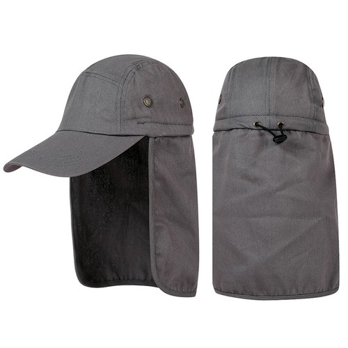 Unisex Men Fishing Hat UV Protection Visor Ear Neck Flap Outdoor Hiking Sun Cap - Picture 10 of 10