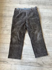 Vintage French Corduroy Work Pants R Berghmans