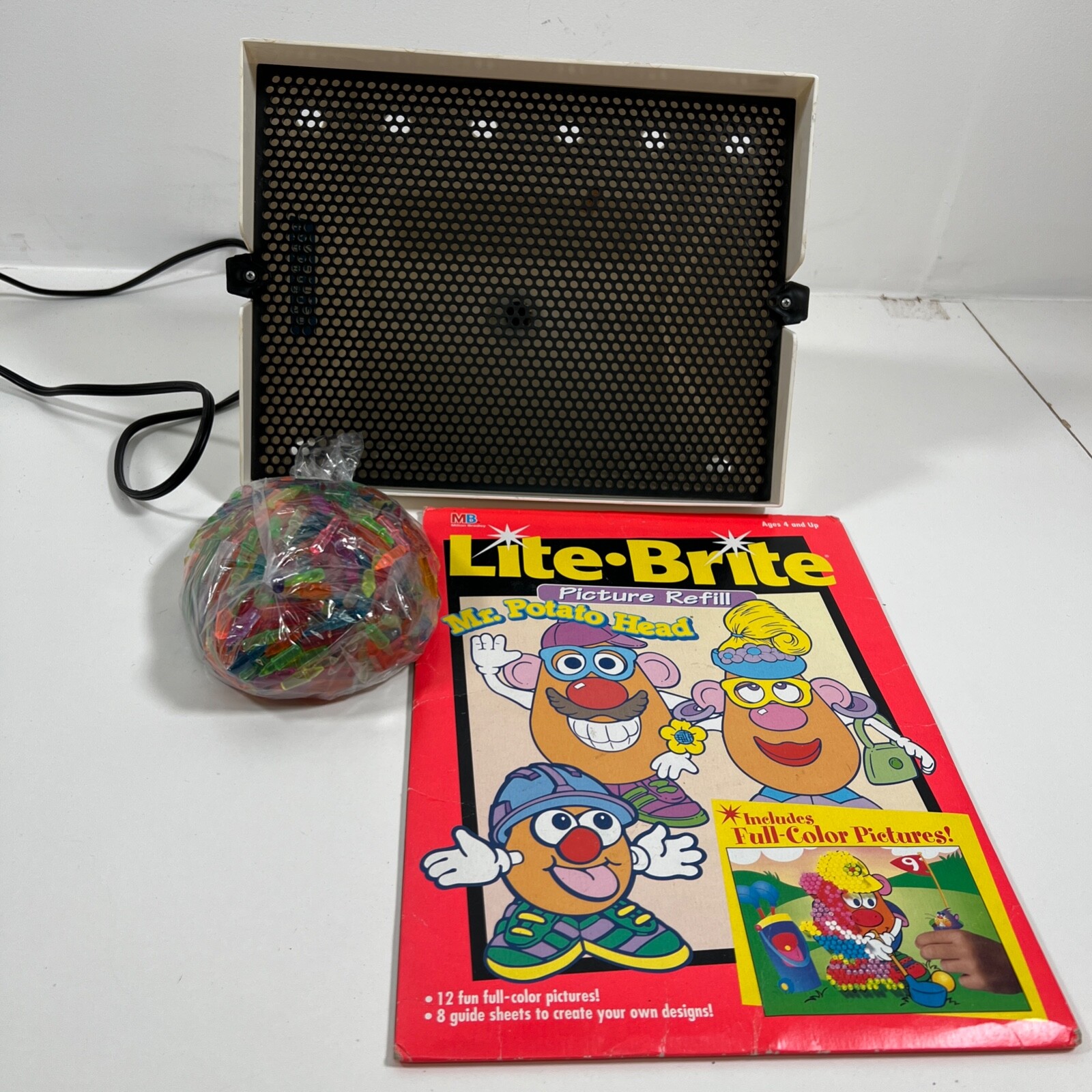1986 Lite Bright Includes Light Pegs & Mr. Potato Head Template Sheets,  Works | eBay