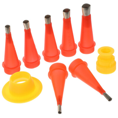Caulk Extension Nozzle Caulking Finisher Tips Stainless Steel Set