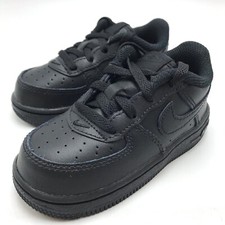 NEW Toddler Baby Nike Air Force 1 LE TD Black / Black DH2926 001