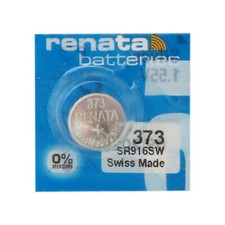 25-Pack 373 / 372 / SR916SW Renata Silver Oxide Button Batteries