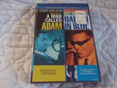 RAY CHARLES DVD CD BALLAD IN BLUE + SAMMY DAVIS JR. A MAN CALLED ADAM DVD NEW