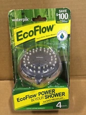 Waterpik EcoFlow Chrome 4 settings Showerhead 1.6 gpm