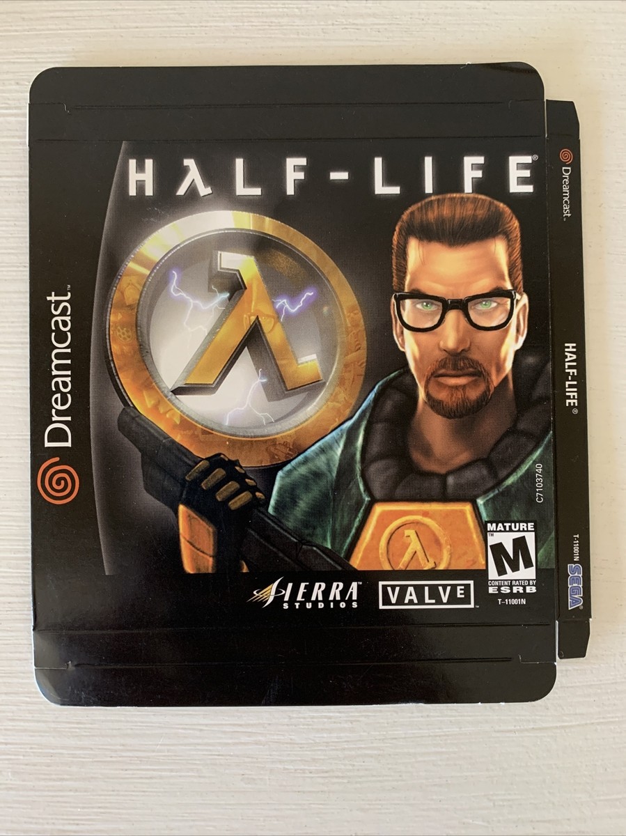Half-Life Sega Dreamcast Game Display Box W/UPC Cancelled Promo
