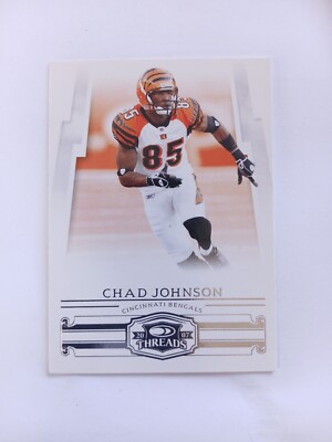 2007 Donruss Threads Football Card #11 Chad Johnson Nm Read Description 3026
