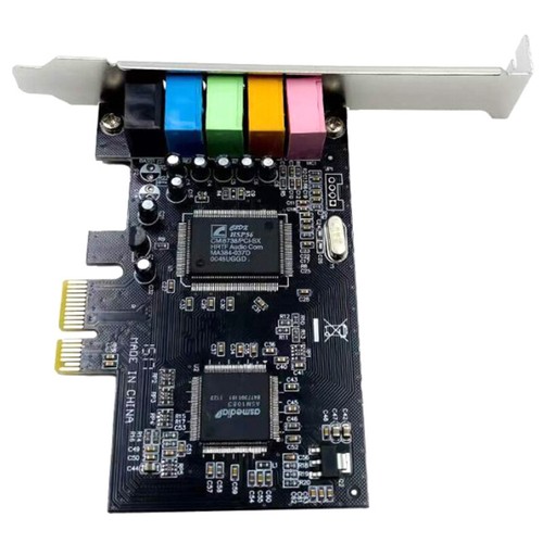 PCI -- E 5.1 Sound Card Ordink PCIe 5.1 Channel 3D Audio 6 canaux 3D Jeux -mx - Photo 3/7