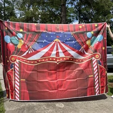 Circus Tent Photography Backdrop 6x9