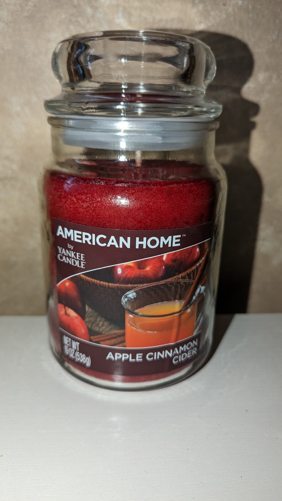 American Home By Yankee Candle Apple Cinnamon Cider 19 Oz Single Wick Candle