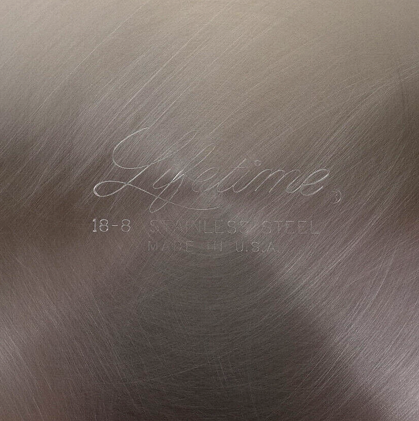 Lifetime Cookware 1 Quart Double Boiler Insert 188 Stainless Steel USA