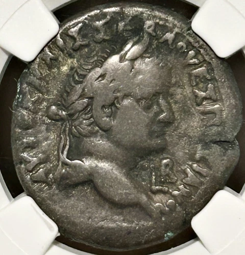 Vespasian Egypt Alexandria BI Tetradrachm Yr 2 AD 69/70 Eirene NGC Ch F