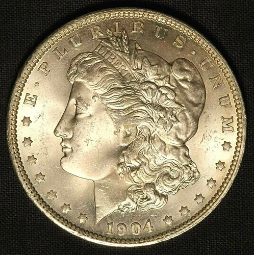 1904-O $1 Morgan Silver Dollar Brilliant Uncirculated - Free Shipping USA