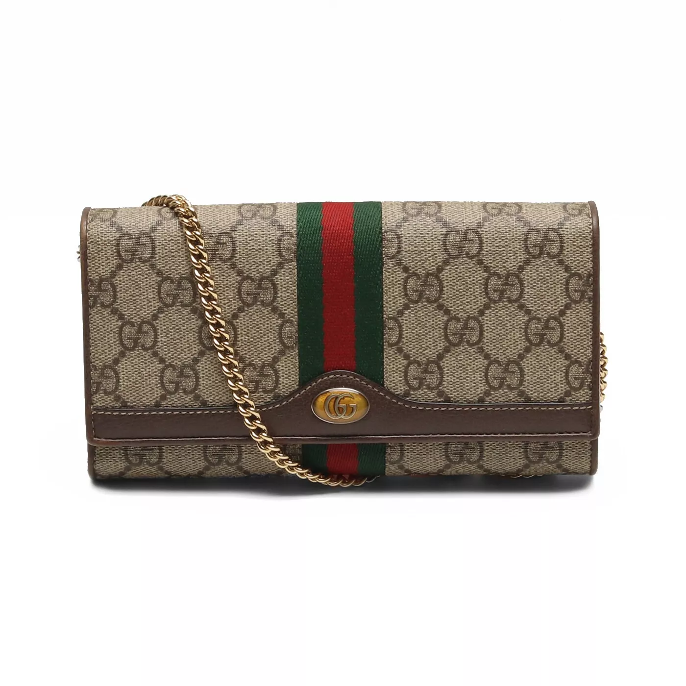 Gucci GG Supreme Ophidia Chain Wallet Portafoglio Mini Borsa con Tracolla 546592