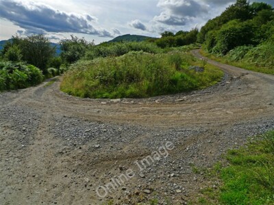 Photo 6x4 Track Junction near Camserney The right hand branch goes to Lur c2009