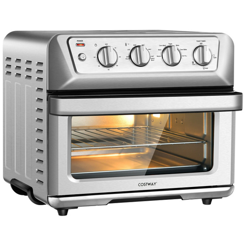 21,5 Quart 1800 W Luft Friteuse Toaster Arbeitsplatte Konvektion Ofen mit Rezept - Bild 8 von 12