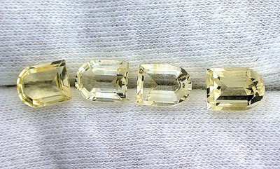 ONE 8x6 Rectangle Oval Tombstone Custom Fantasy Cut Citrine Gem Stone Gemstone