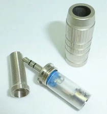 WireWorld Mini 1/8" Stereo Jack solder on 3.5mm TRS iPod connector Wire World