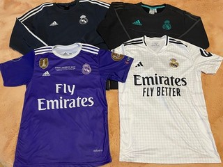 Real Madrid Fan Jersey Champions League 7 Ronaldo 9 Mbappe Training Jumper