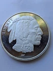 1 Troy Oz .999 Fine Silver Buffalo Indian Head Round Coin Uncirculated BU
