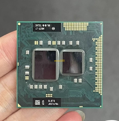 Intel Core i7-620M 2.66GHz 4M Dual Core Processor SLBPD CPU Socket G1 For Laptop