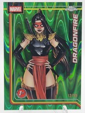 2026 Topps Chrome Marvel Comics #33 Dragonfire 1st Green RayWave Refractor /99