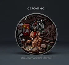Legendary Warriors Geronimo Colorized 1oz .999 Silver Bullion Medal