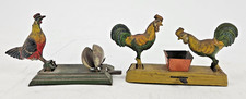 Meier Nürnberg Penny Toy Huhn mit Ei & pickende Hühner L: 10 cm - selten!