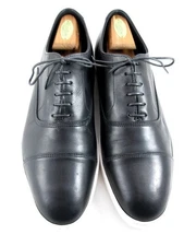 Allen Edmonds "Park Avenue" Men's Leather Oxford Sneakers 10 D  Black  (652N)