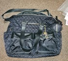 Steve Madden Serena Diaper Bag Large Black Quilted