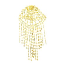 Sequin Head Chain for Women Hair Jewelry Halloween Party Unique Long Tassels