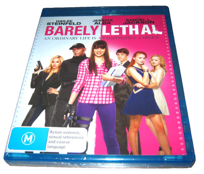 Barely Lethal - Hailee Steinfeld - Blu-Ray - New Sealed - Region B