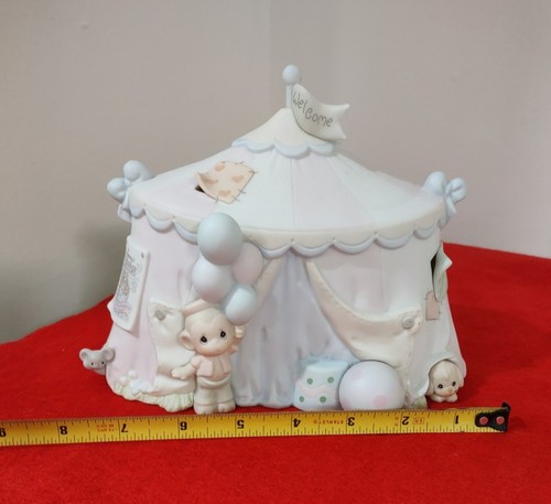 Retired 1994 Precious Moments Lamp; Sammy's Circus Tent Only. - Picture 6 of 10