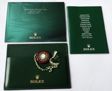 ROLEX  DATEJUST  II  GENUINE BOOKLET SET ( 4 ITEMS )  EX ORIGINAL BOX  JUNE 2012