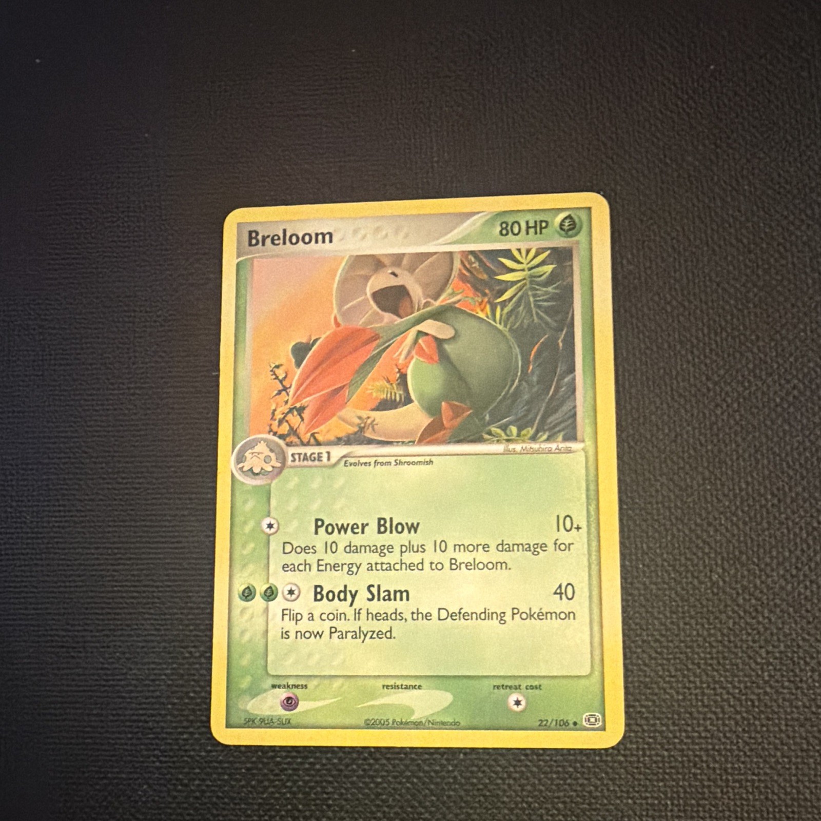 Breloom 22/106 EX Emerald Regular