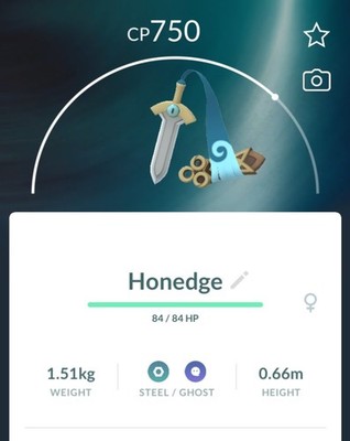 Pokemon Honedge T-r-a-d-e
