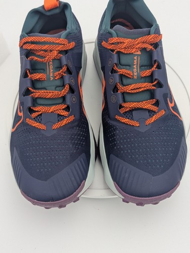 Nike ZoomX Zegama Trail Running Shoes Men’s 11.5 Purple Ink Safety Orange - Picture 6 of 10