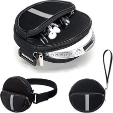 Portable CD Player Holder with CD Case, Water Resistant Fanny Pack with Wrist St